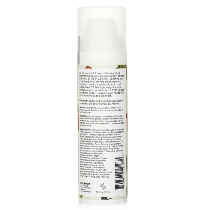 Elvis + Elvin Hand Cream - Rose & Black Currant 75ml/2.5oz - Image 3